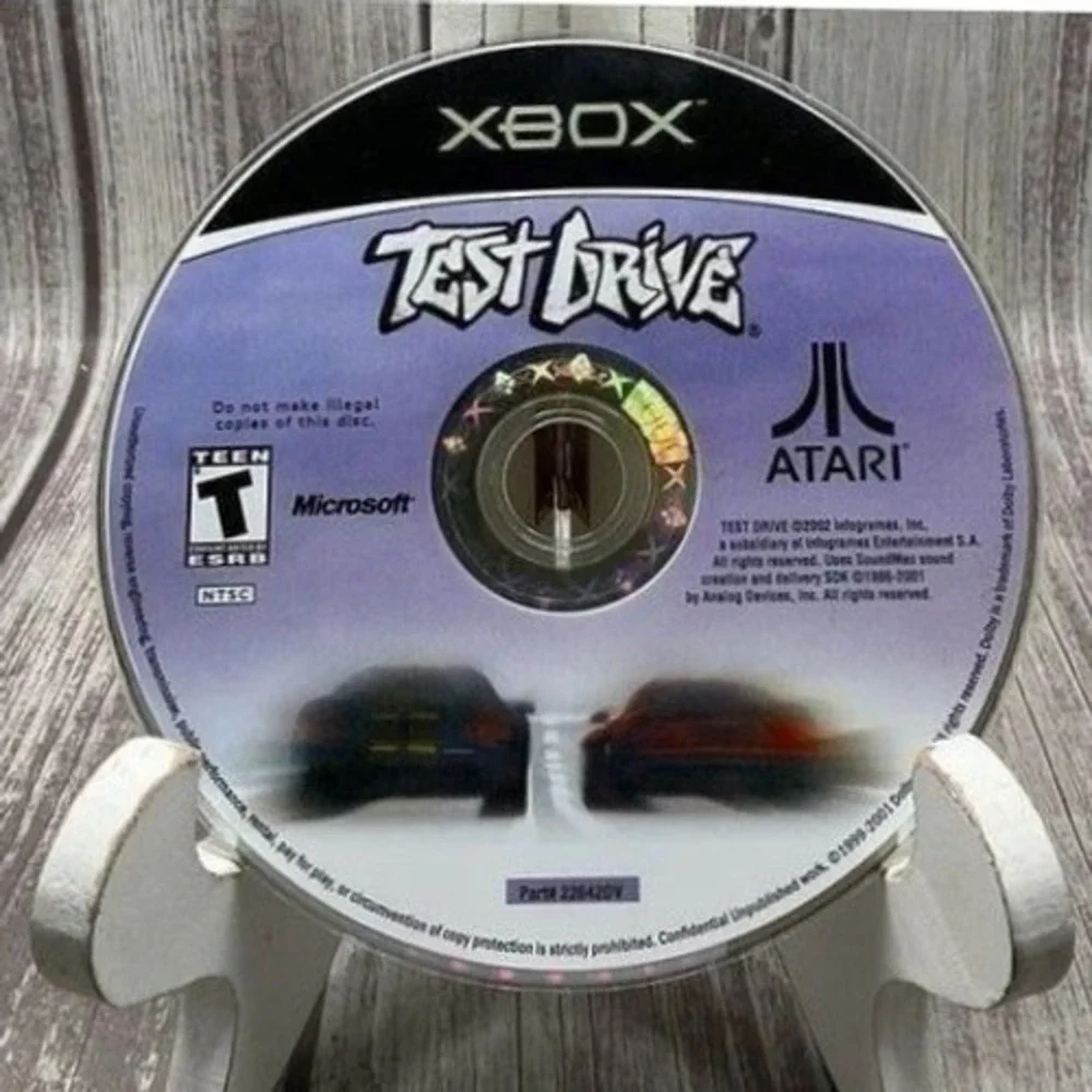 Test Drive Microsoft Xbox 2002 Atari Racing Game Disc Only Original NTSC 22642DV